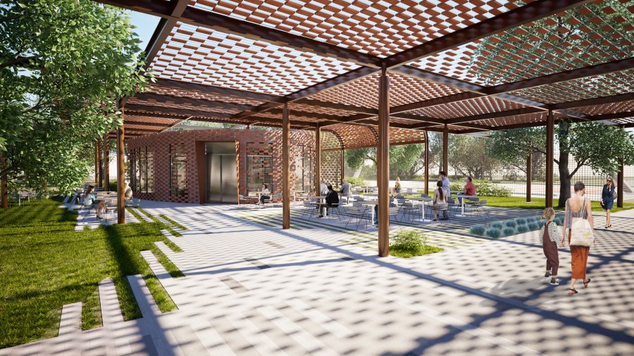 Design & Study Of The Perimeter Zone Of The Nea Elvetia Transfer Station