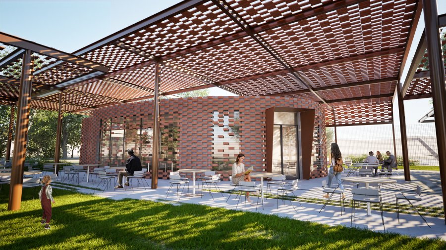 Design & Study Of The Perimeter Zone Of The Nea Elvetia Transfer Station